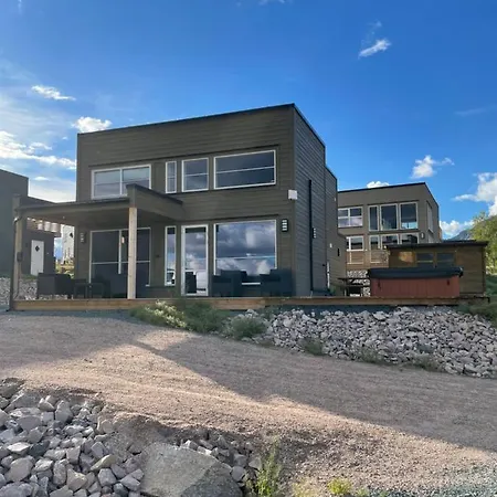 Exclusive Funkis Cabin, Lake View, Rooftop Terrace, Jacuzzi, Sauna, Close To Golf And Alpine Vradal Extérieur photo