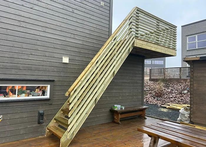 Exclusive Funkis Cabin, Lake View, Rooftop Terrace, Jacuzzi, Sauna, Close To Golf And Alpine